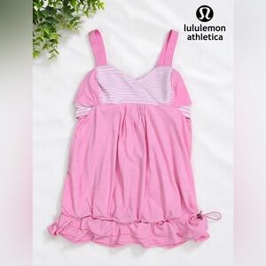 Pink lululemon tank